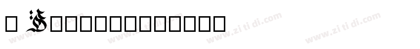 a Bentitlnr字体转换